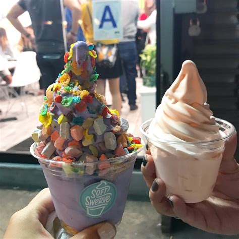 Soft swerve ice cream nyc - Jul 15, 2016 · The Cereal Milk Soft Serve is their most popular, made with milk, cornflakes, brown sugar, and salt, while the Fruit Cereal Milk puts a twist on it with a taste that will remind you of fruity ... 